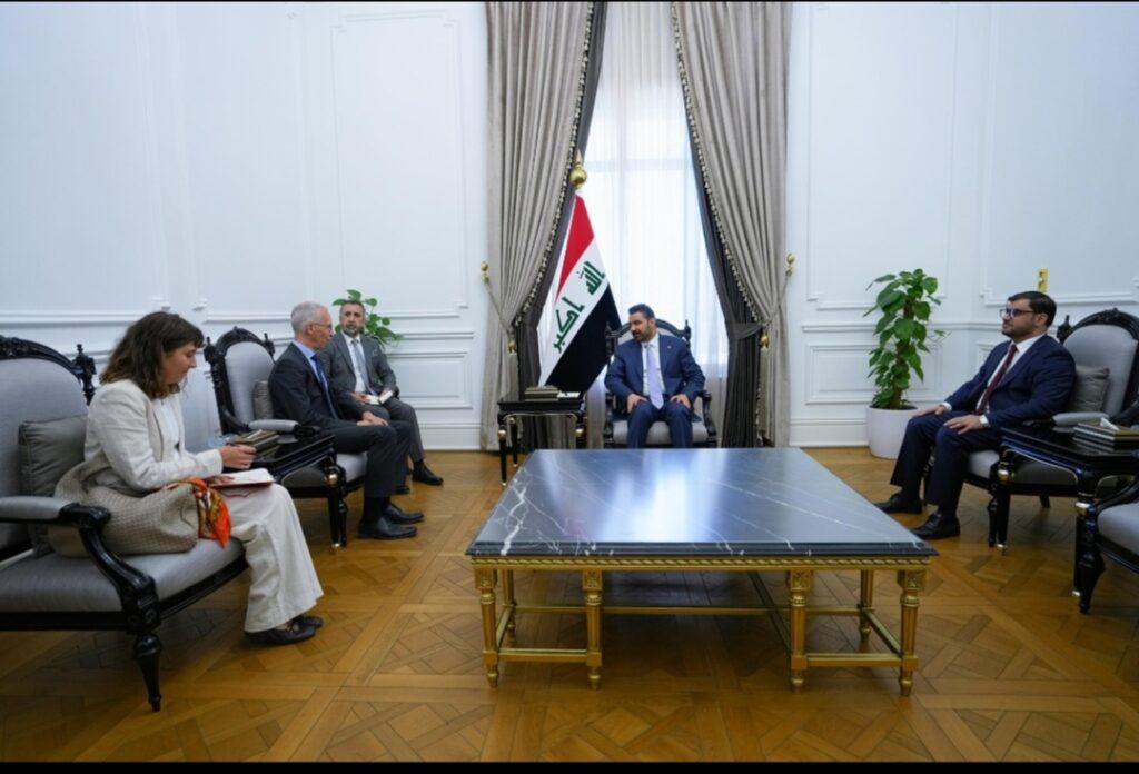 الزيدي : يستقبل السفير الألماني دانيال كريبر لتعزيز سبل التعاون المشترك بين البلدين