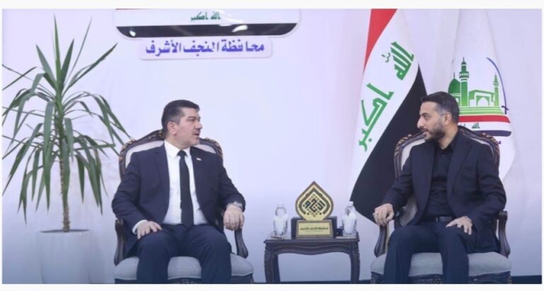 العوادي : يزور محافظ النجف الاشرف اليوم الجمعة للتباحث بملفات عدة منها زيارة الأربعين