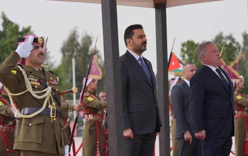 علي فالح الزيدي : يلتقي عاهل المملكة الأردنية الهاشمية الملك عبد الله الثاني بن الحسين في العاصمة عمان